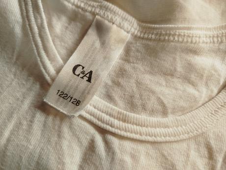 4x biele tielko, h&m,122