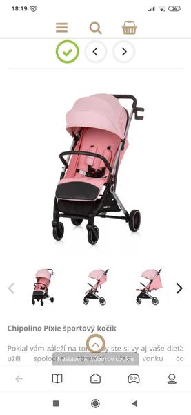Máte skúsenosti so športovým kočíkom Chipolino Pixie?