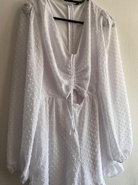 Biele šaty/overal, new yorker,xs