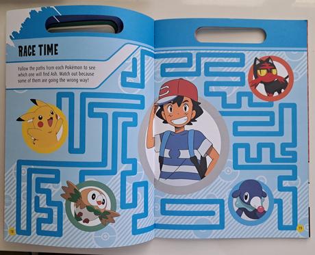 Knižka "pokémon" s aktivitami a nálepkami, 