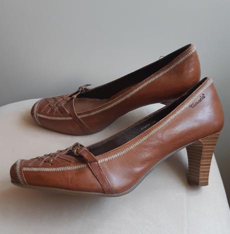 Kožené topánky tamaris, tamaris,39