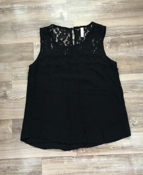 Tričko/blúzka s čipkou, amisu,m