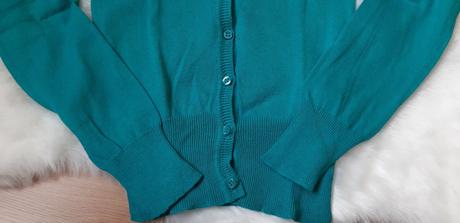 Tyrkysový sveter, clockhouse,xs