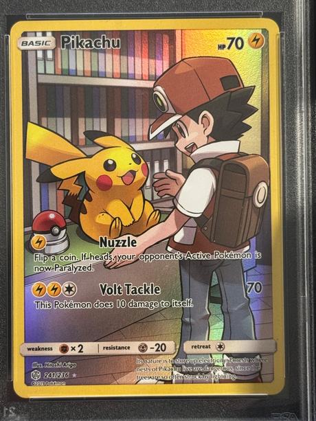 Pokemon sun&moon fa/pikachu psa, 