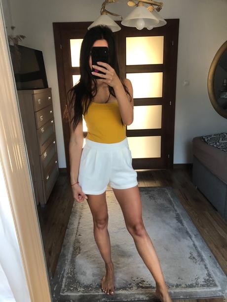 Biele elegantne kratasy, amisu,xs