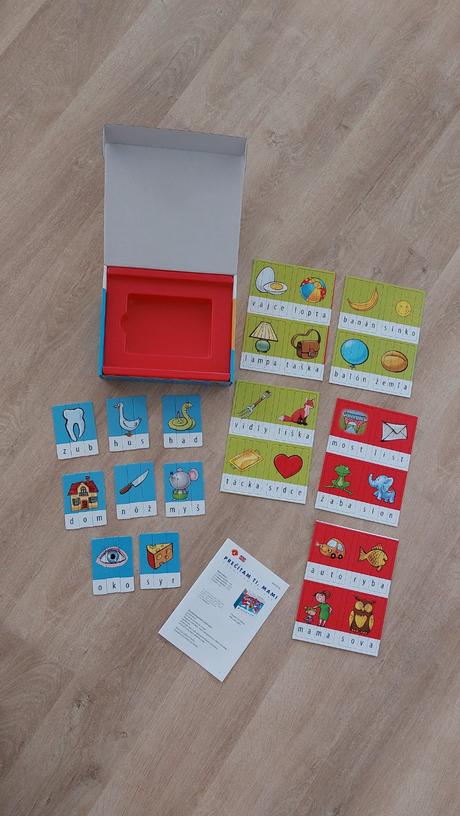 Hra - skladanie slov, 