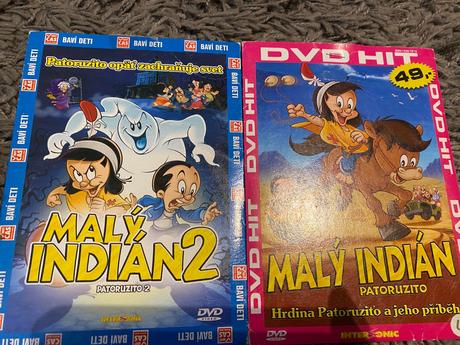 Krásne rozprávkové dvd malý indián 2 dvd,