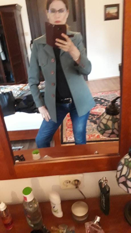 Petrolejové sako - m, 38