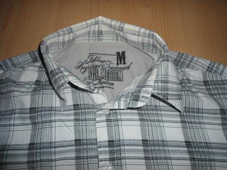 Bielo - siva chlapcenska kosela, fishbone,m