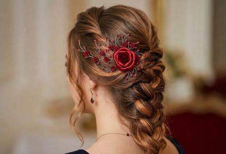 Ružička v objatí gypsomiliek a koráliek, 