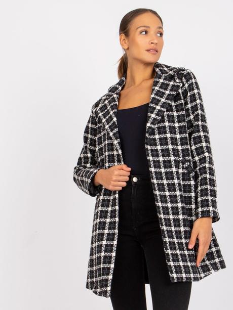 Dámsky karovaný kabát, l / m / s / xl