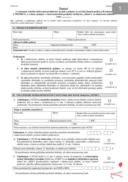 Ako správne vyplniť príspevky na doplnkové dôchodkové sporenie?