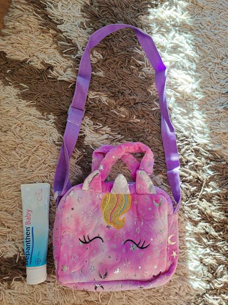 Plyšová detska kabelka,