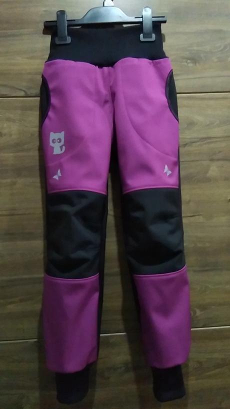 Zimné softshellky kombinované s reflexnym prvkom, 68 - 170