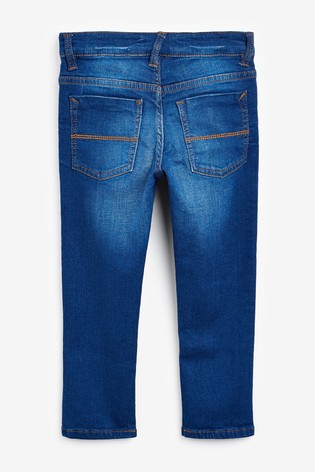 Uzke rifle skinny elasticke modre, next,176