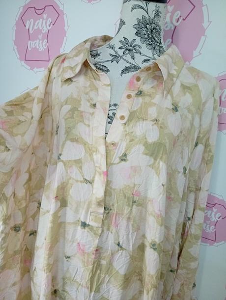 Bavlnené maxi šaty, h&m,xxxl