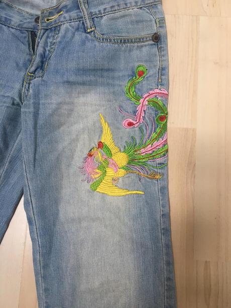 Rflove kratasy s krasnou vysivkou, ad style,xs