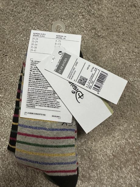 Ponožky mickey 2 páry v. 35/38, benetton,35