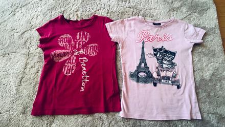 Tricko 2 ks, benetton,128