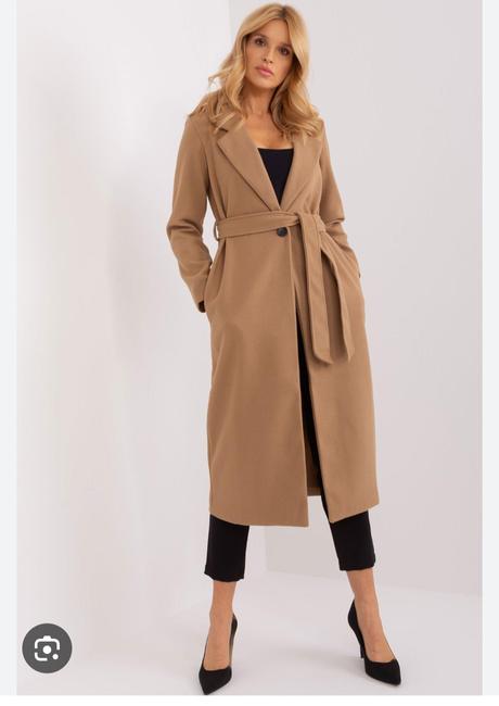 Dlhý kabát s vlnou veľ.36, c&a,36