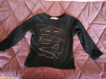 Chlapčenské tričko s dlhým rukávom, h&m,92