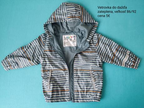 Vetrovka do dažďa, lupilu,92