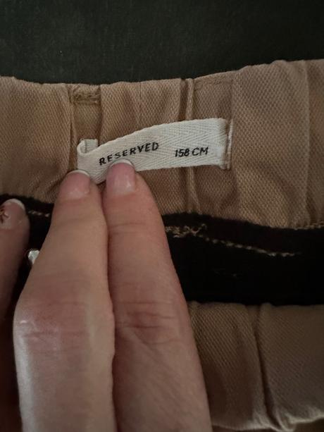 Zateplene latkove nohavice, reserved,158