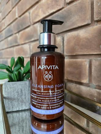 Apivita cleansing foam face & eyes 200ml, 