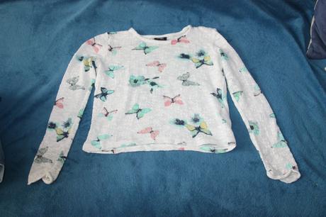 Tenky motylikovy pulovrik 146/152, 146