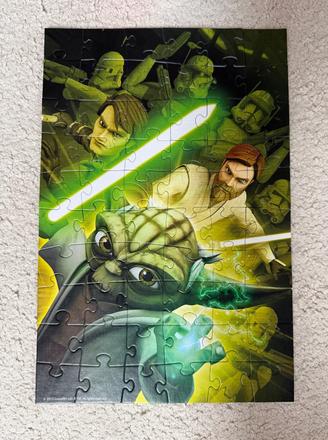 Puzzle star wars - 60 dielikov - top stav, 
