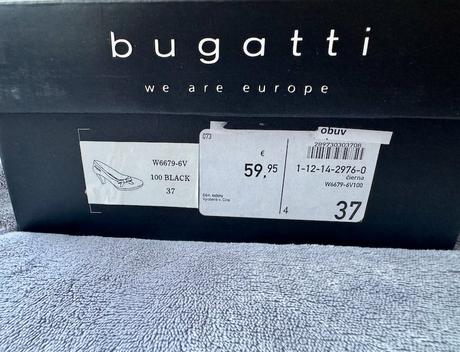 Bugatti topánky na podpätku, 37