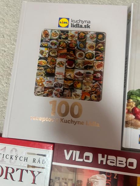 Kucharske knihy lidl + vilo habo, 