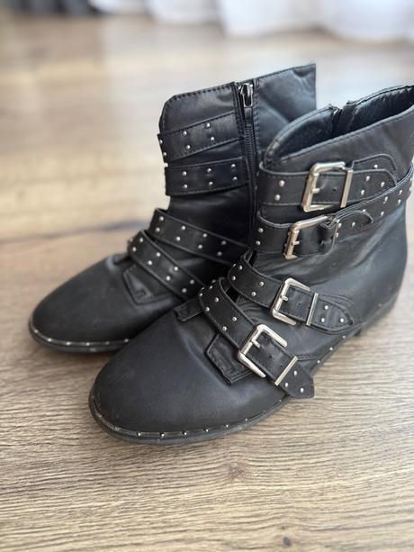 Čierne štýlové topánky, 39