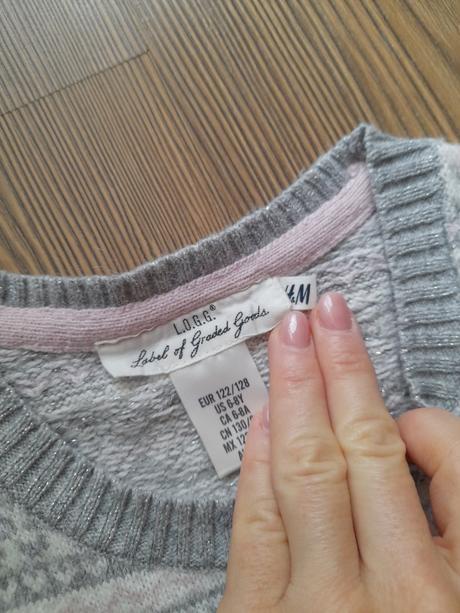 Pletena tunika šaty 222/128, l.o.g.g.,122