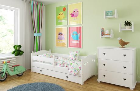 Detská posteľ komplet, šírka (cm): 80,dĺžka (cm): 160