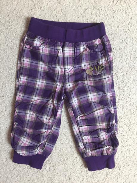 Zateplene nohavice - super stav, dopodopo,80