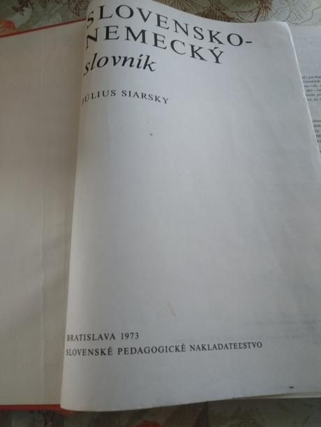 Slovensko nemecky slovnik, 