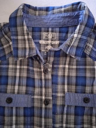 Chlapčenská košeľa s krátkym rukávom, f&f,128