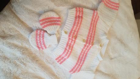 Retro ružový svetrik, 68