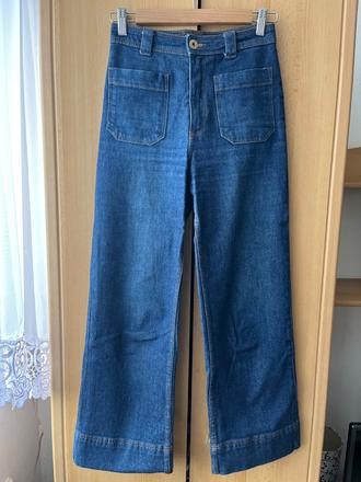 Široké rifle h&m, h&m,32