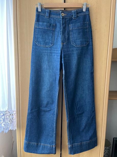 Široké rifle h&m, h&m,32