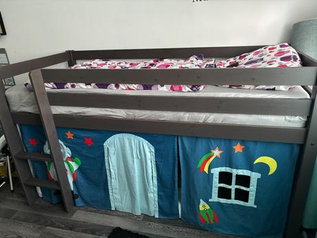 Poschodova postel s bunkrom, šírka (cm): 90,dĺžka (cm): 220