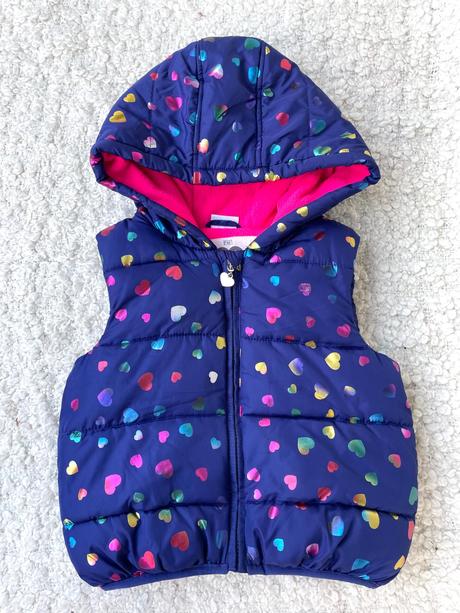 Prešívaná vesta k kapucňou, f&f,104