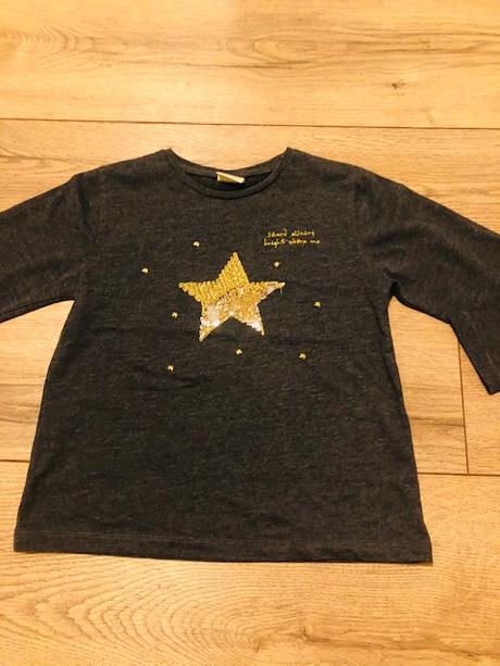 Tričko s hviezdičkou, zara,116