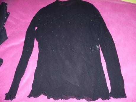 Sieťkovy top s  flitrami, l