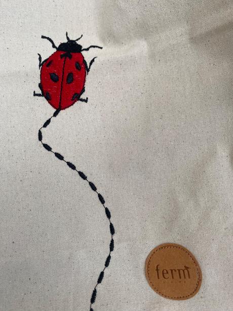 Detský plátený stan s lienkou ferm living,