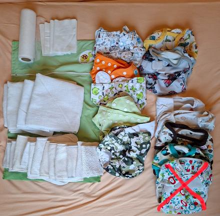 Balík pul plienok a vkladačiek, 7 kg - 18 kg