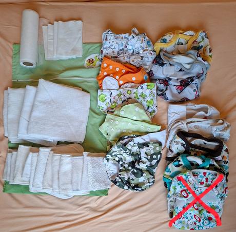 Balík pul plienok a vkladačiek, 7 kg - 18 kg