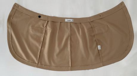 Pull & bear béžová mini zavinovacia sukňa xs (34), pull&bear,xs