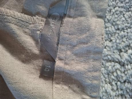 Bezove nohavice siroke, l